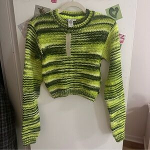 UO space dye knit sweater